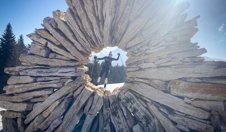 ski de fond skating font d'urle herbouilly hauts plateaux mont aiguille ski de randonnée