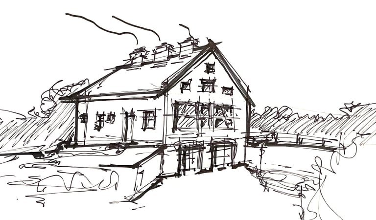 Design Sketch - Copper Quoin Architecture & Design