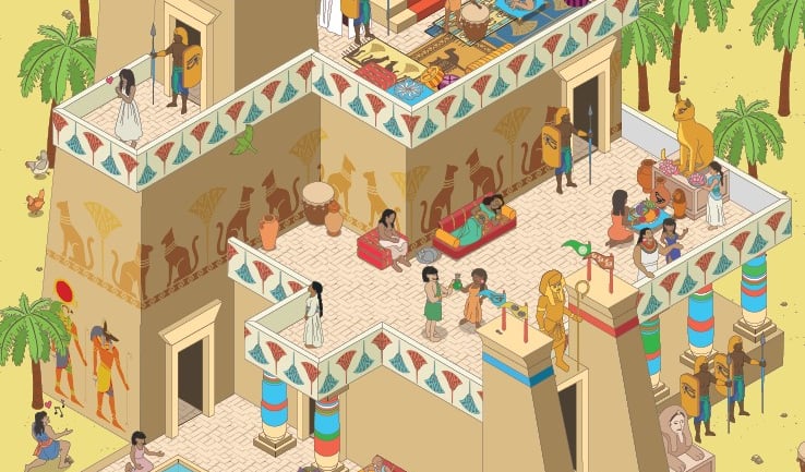 jeu observation quizz theme egypte événement