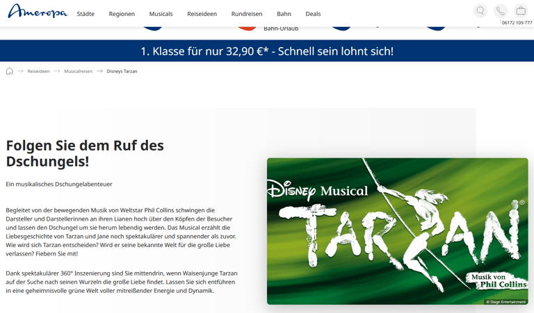 Ameropa Musical Tarzan Stuttgart