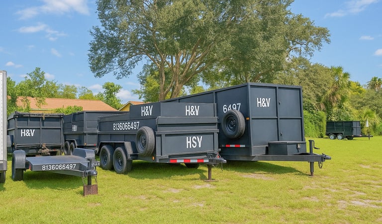 Dumpster and Flatbed Trailer Rental Tampa