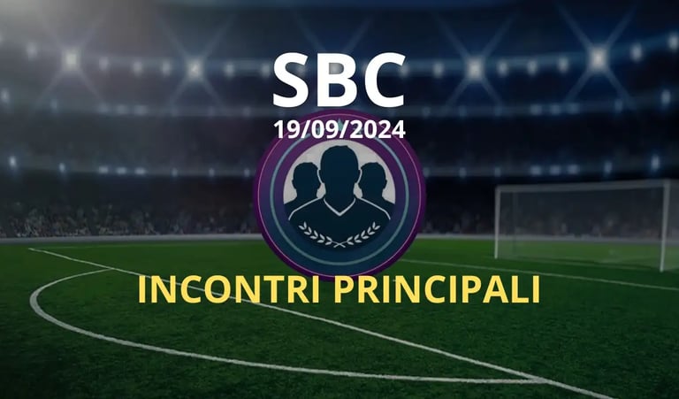 sfondo stadio con scritta SBC INCONTRI PRINCIPALI 19/09/2024