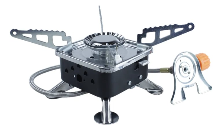 Fogareiro Átomo com Regulagem de Chamas NTK (Melhor para trilha e mochileiros)