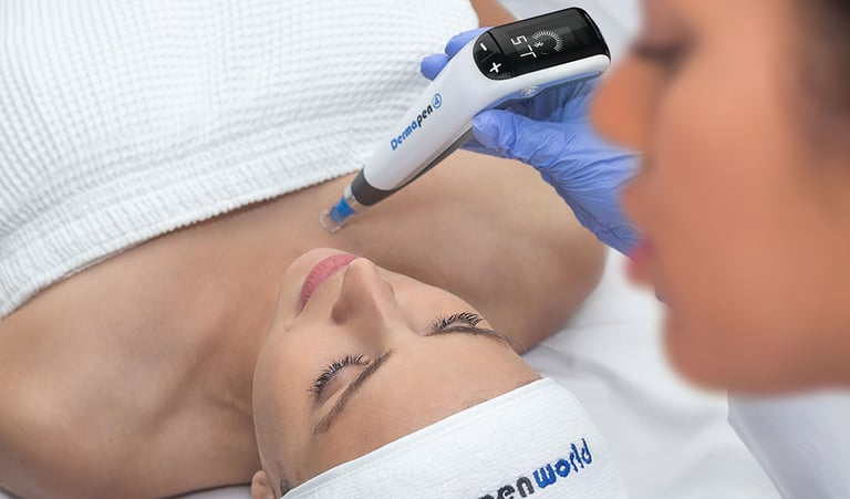 tratament microneedling , dermapen Timisoara