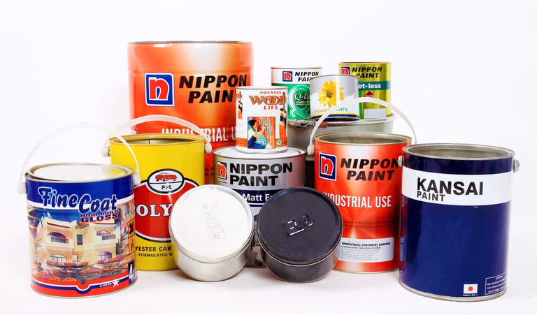 Custom tin cans by Pakistan Drums – steel containers for consumer and industrial products