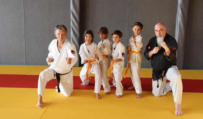 Remise des ceintures aux élèves du Karaté Club Barpais