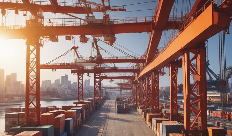 A marketer analyzing customer data on a laptop with colorful graphs and AI icons.