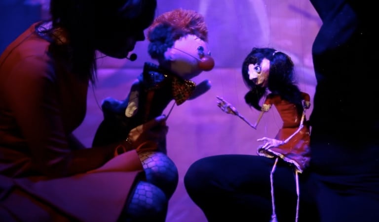 Marionnettes a tige et à fil Roméo & Juliette