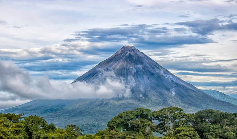 Arenal Volcano from a distance
