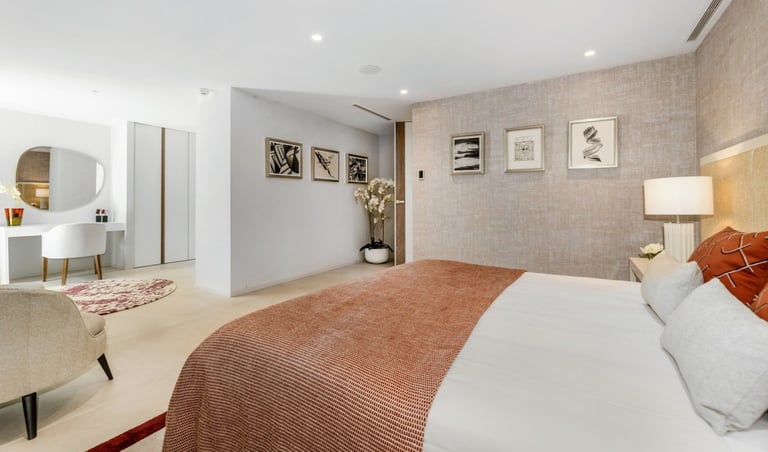 Designer-styled suite at Villa Serenity