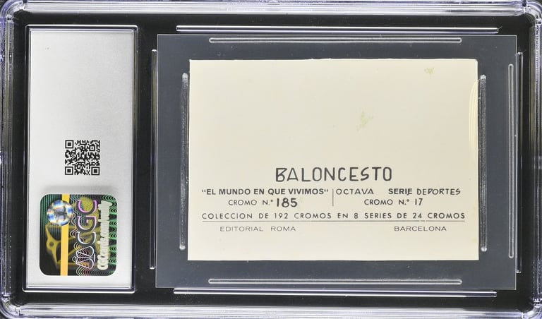 Rare vintage Spanish Basketball Cards Collection