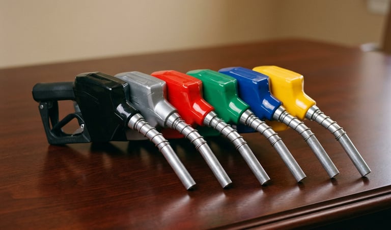 Repuestos y accesorios originales para dispensadores de combustible suministrados por Petrosur C.A.