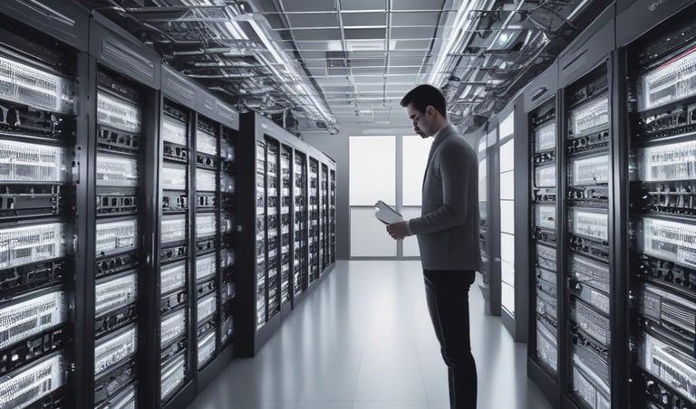 Fluffy clouds float in a light blue sky.