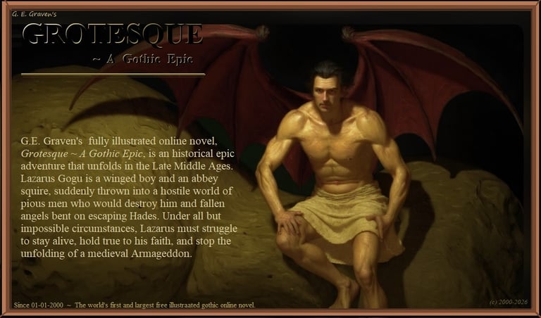 Portrait of Resurrected Lazarus Gogu - Grotesque: A Gothic Epic