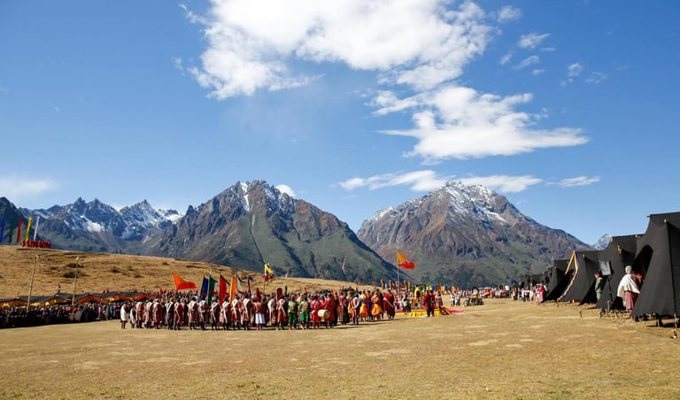 During-The-Fourth-Edition-Of-Royal-Highland-Festival-At-Laya-Bhutan