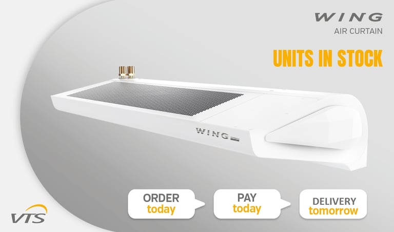 Order today Wing Air Curtain