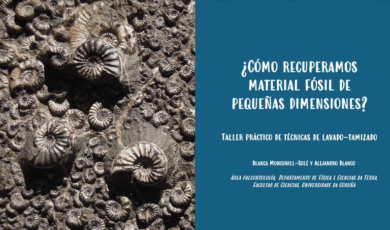 First slide of the presentation: "How are fossil remains recovered?". CC BY-NC-ND 4.0 Moncunill-Sole