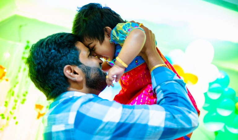 Father and daughter