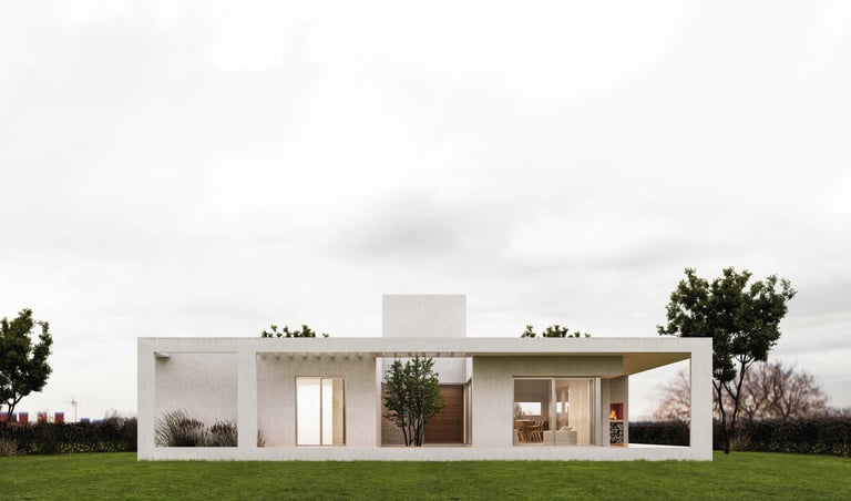 Casa Blanca. Una casa moderna, blanca, que abraza la luz. Arquitectura con sentido.