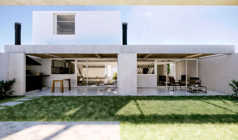 Dos casas duplex en villa juana- alta gracia. Arquitectura con sentido.