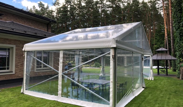 Modulinis paviljonas 10m pločio