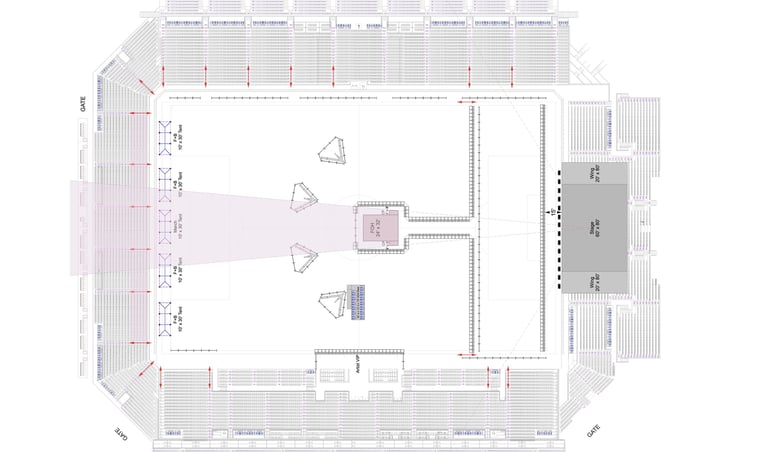 Indoor Venue - Stage Layout