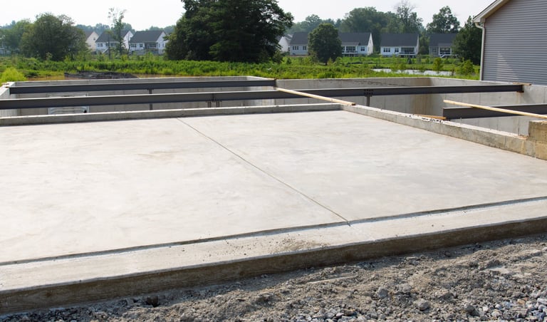 obra residencial com macrofibra para concreto