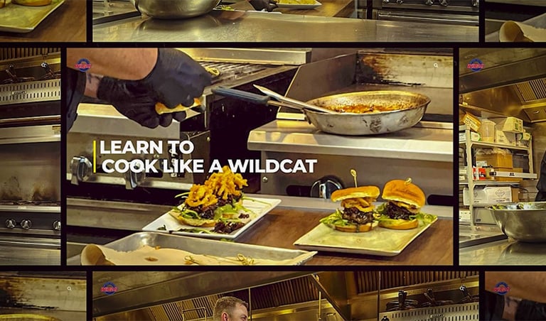 CLAW (Cook Like a Wildcat) promo created by JCWalshCreative Video Editing