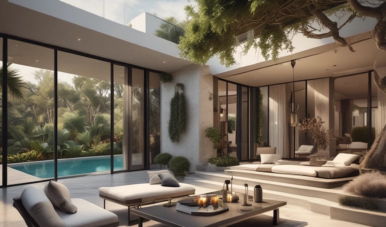 Close-up of a modern electrical panel with neatly arranged components.