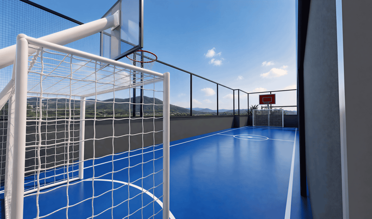 Quadra esportiva do condomínio Bella Vita Itaquera