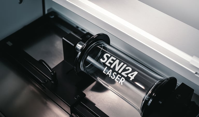 Gravure laser sur verre
