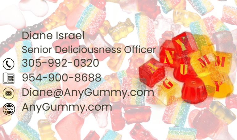 diane israel hagen sunrise treats unlimited gummies