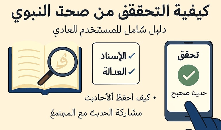 كيفية التحقق من صحة الحديث النبوي