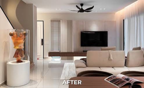 Plain Hall to Luxury Home Interior Makeover in Dahanu by TrustedFix