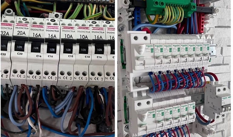 dépannage électrique 	•	électricien dépannage 	•	remise aux normes électriques 	•	mise en conformité