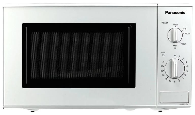 Panasonic NN-K10JWMEPG Horno Microondas Combinado con Parrilla y Plato Giratorio de Vidrio, 20L