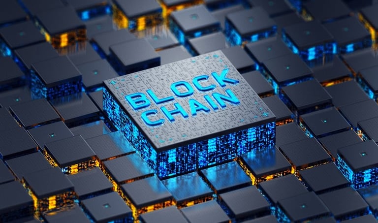 imagem da logo marca da Blockchain  criptomoedas
