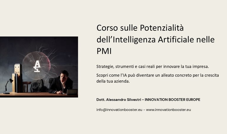 Corso sulle potenzialità dell'Intelligenza Artificiale nelle PMI