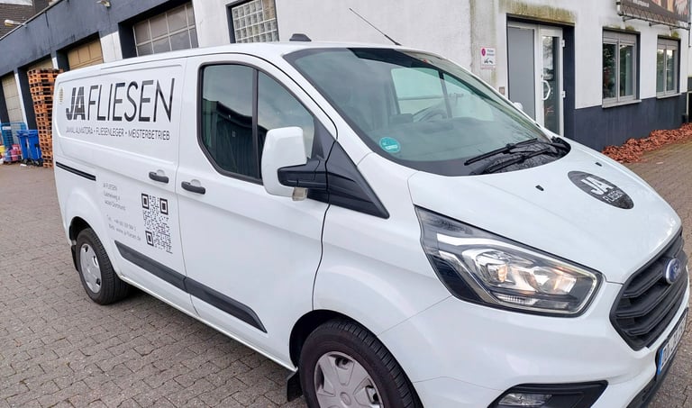 Fahrzeug JA FLIESEN, Fliesenleger Dortmund