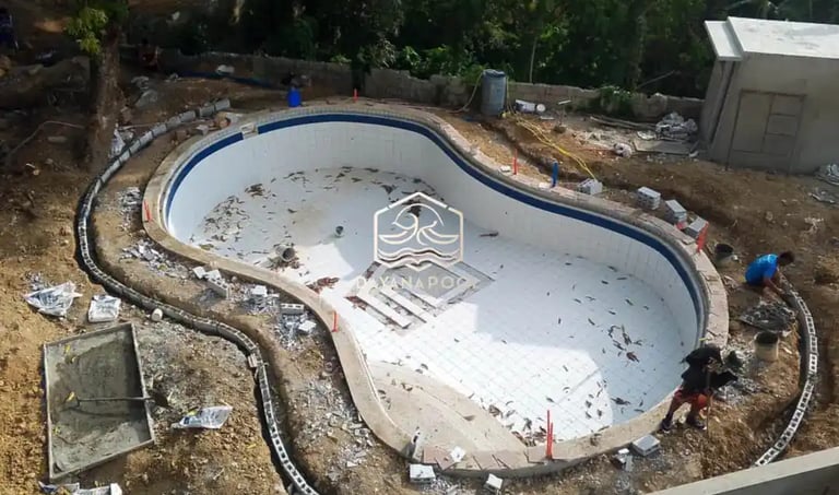 pembesian kolam renang standar SNI oleh dayanapool