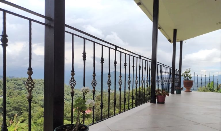 Hall balcon casa nocaima