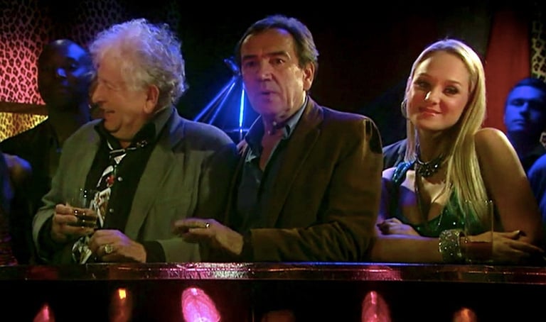 Nicky Ladanowski, Robert Lindsay and Keith Barron in BBC Sitcom My Family