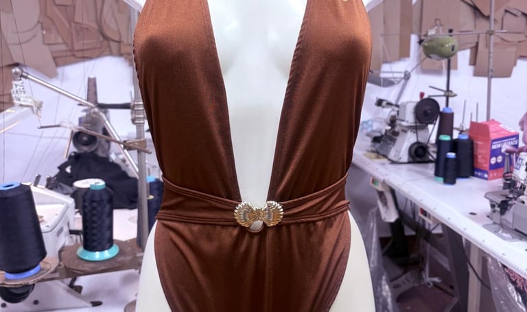 a mannequine of a woman's bodysuit
