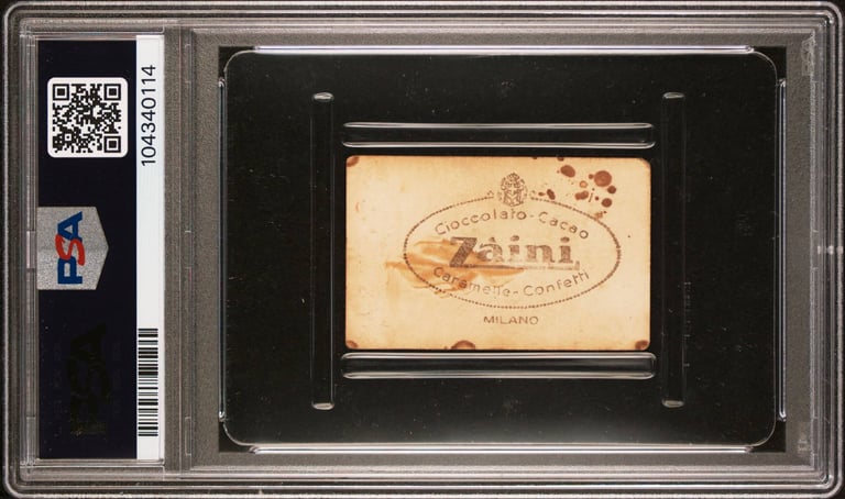 Vintage Zaini Figurinas Italian GUF Milano