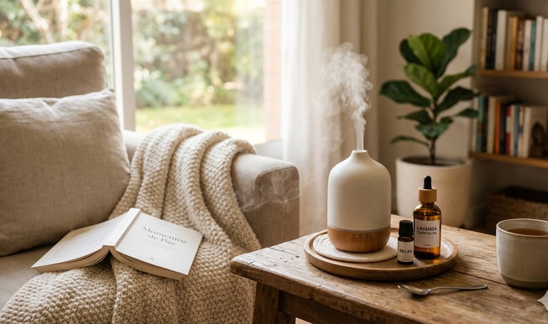 como usar aceite esencial en un difusor