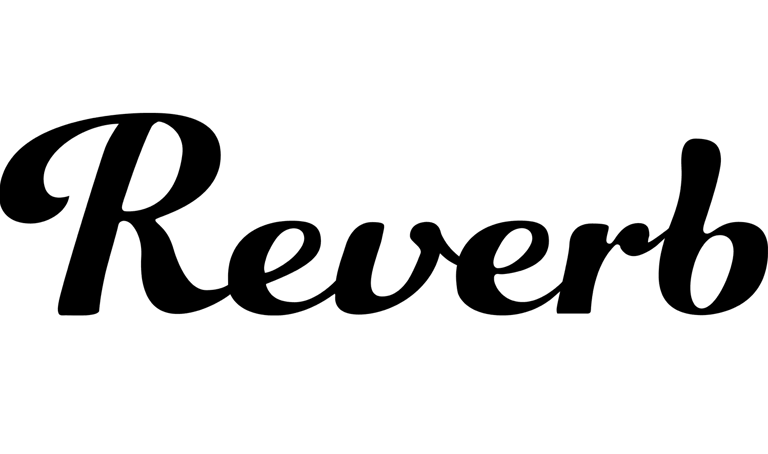 Reverb marketplace logo - secure guitar sales partner