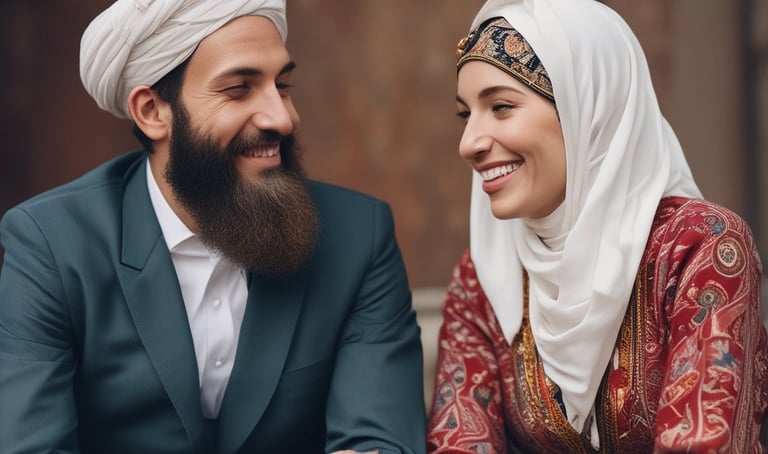 A niqabi woman attentively participating in an online marriage preparation class.