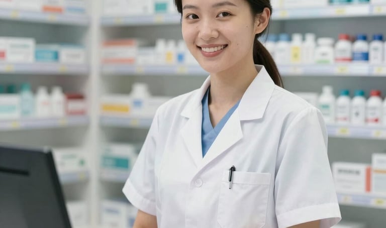 A bright, modern medical office with clean white walls and advanced equipment.