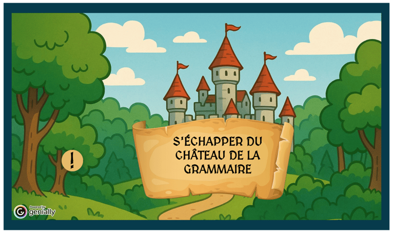 Extrait Escape game Genially