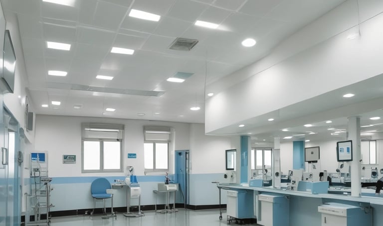 white and black glass window